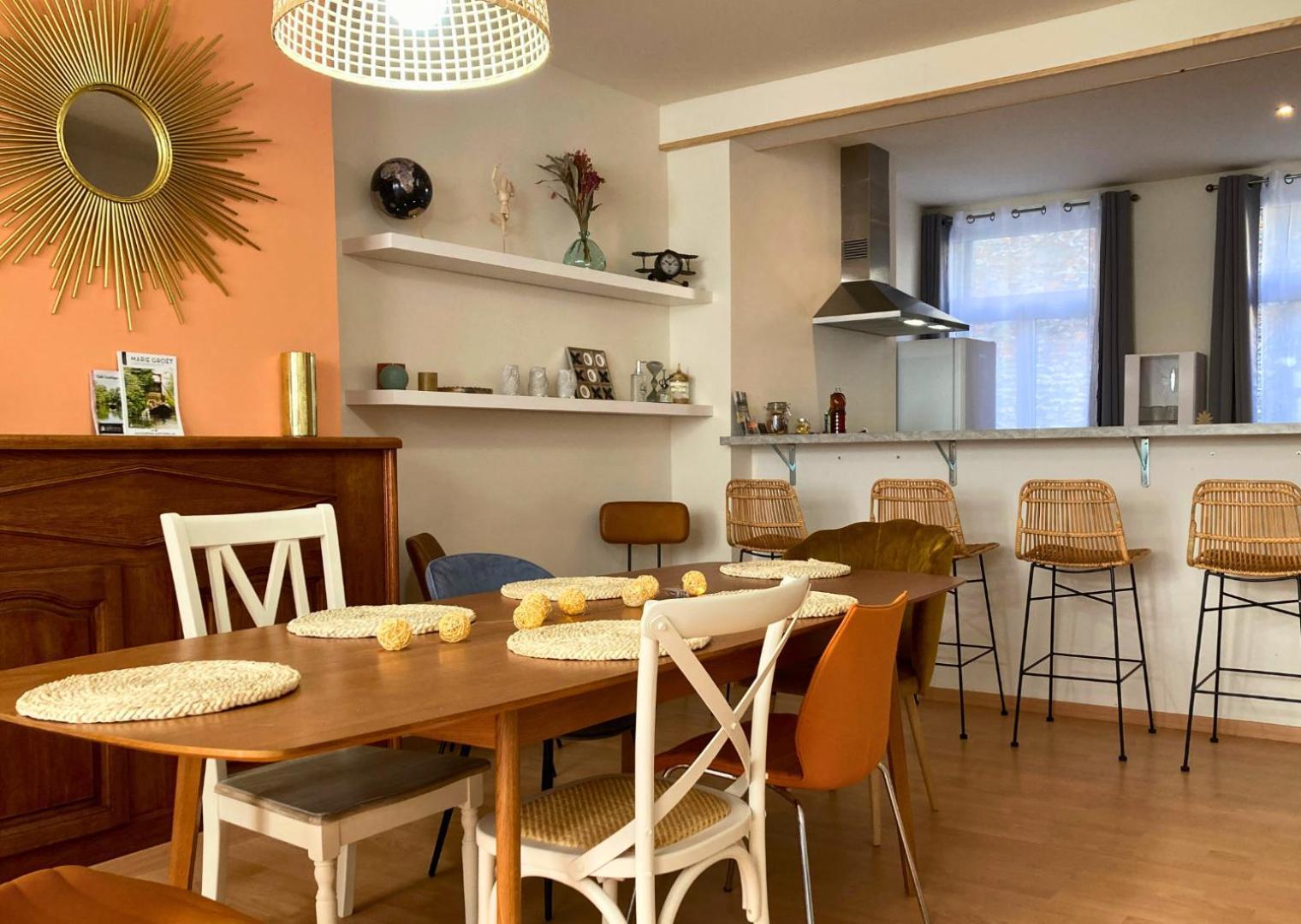 Le Bohemian Chic - 4 Chambres En Hypercentre De Saint-Omer, Ideal Pour Les Groupes Eksteriør billede